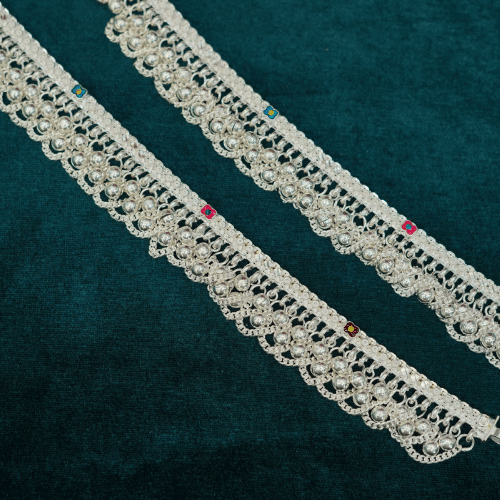 Traditional Silver Anklets