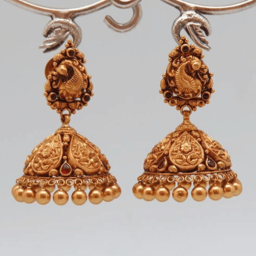 Designed Jhumkas
