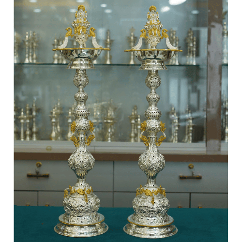 Lakshmi Peacock Design Deepam